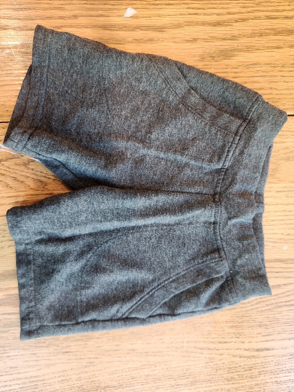 Nano Gray Knit Baby Shorts